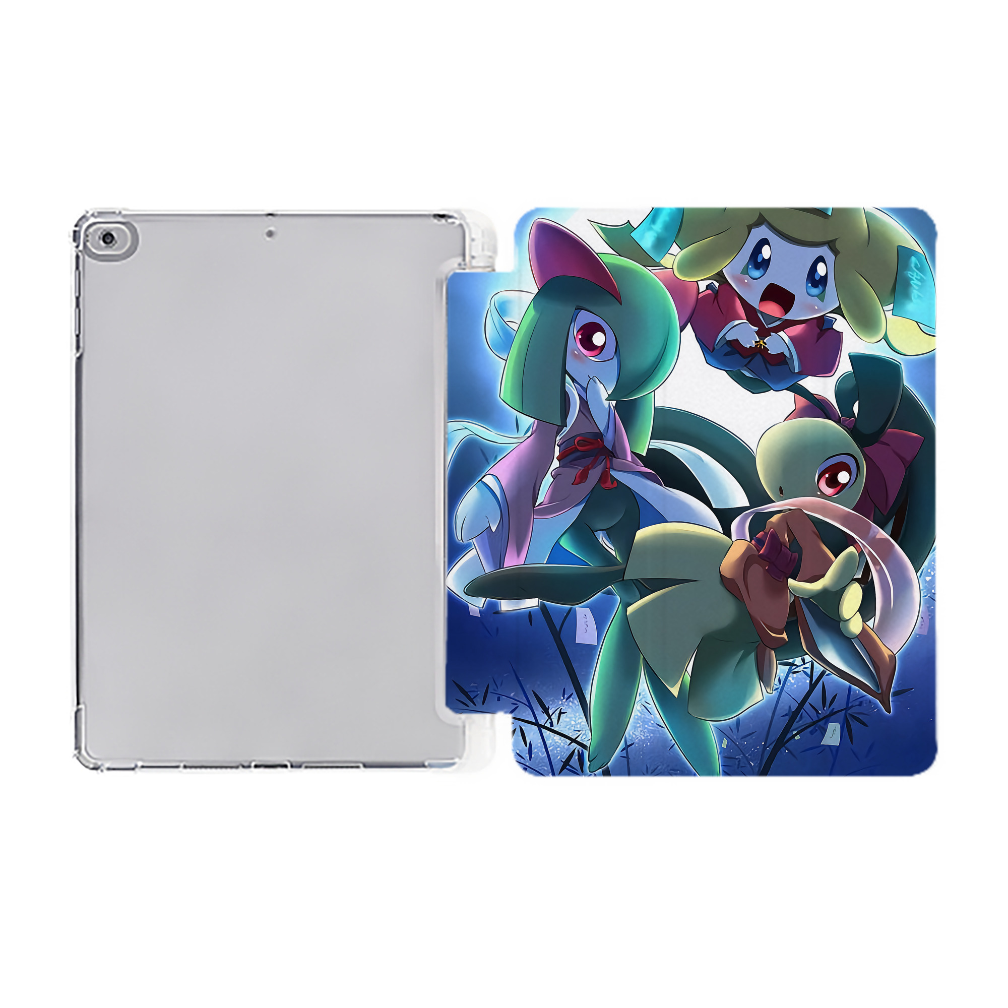 （画像用） ポケットモンスター Pokémon IPad ケース ペン収納付き 三つ折りスタンド PUレザー×シリコン 対応機種9.5/10.5/10.9インチ